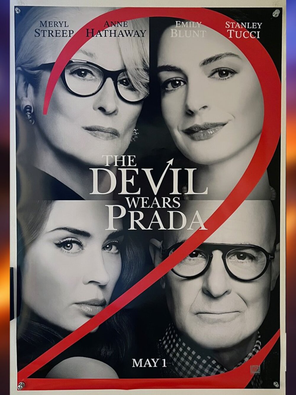 THE DEVIL WEARS PRADA 2 (2026) - ORIGINAL DOUBLE SIDED ADVANCE B MOVIE POSTER